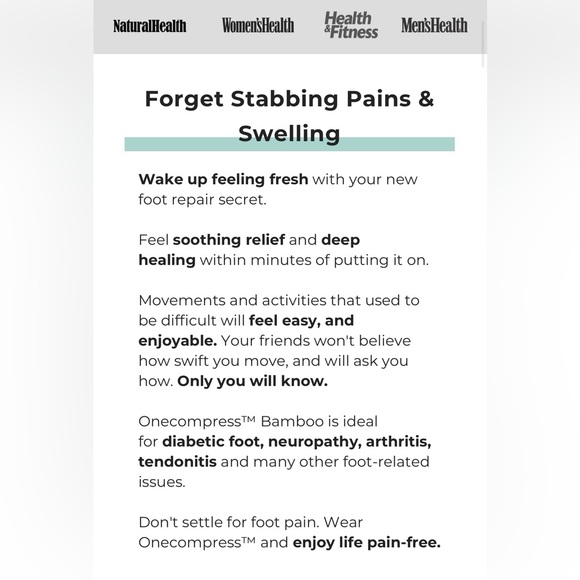 onecompress performance compression bamboo foot sleeves  2xl.  Unisex - Picture 7 of 10